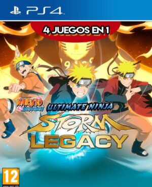 4 JUEGOS EN 1 NARUTO SHIPPUDEN ULTIMATE NINJA STORM LEGACY PS4