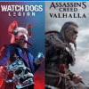 ASSASSINS CREED VALHALLA + WATC DOGS LEGION PS4 1 Assassins creed valhalla Watc Dogs legion PS4 1