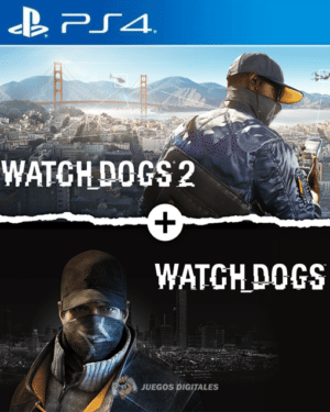 WATCH DOGS 1 + WATCH DOGS 2 STANDARD EDITION PS4