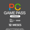PC GAME PASS ULTIMATE SUSCRIPCIÓN DE 12 MESES CUENTA 2 PC Game Pass 12 Meses