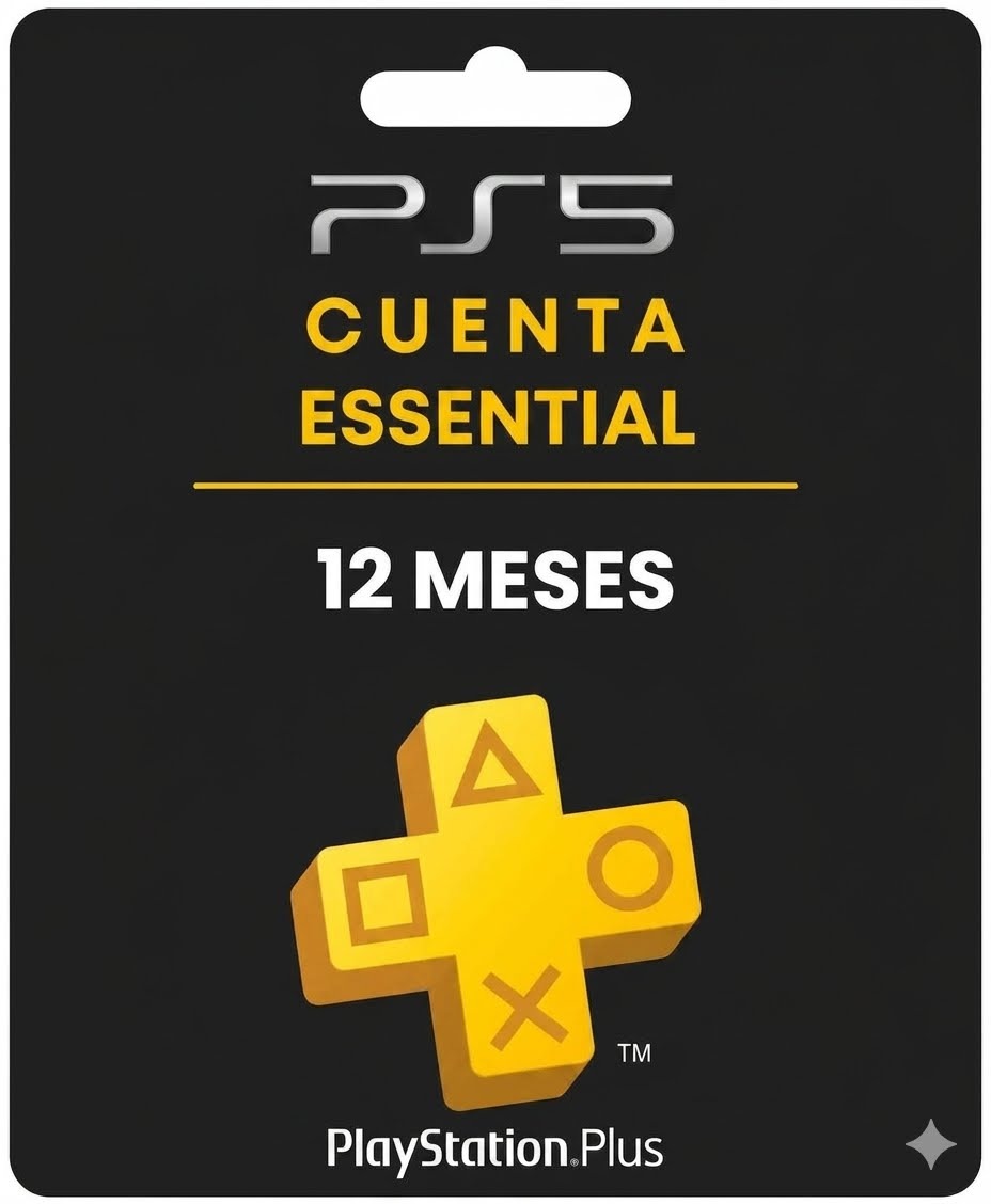 PSN PLUS ESSENTIAL 12 MESES CUENTA PRINCIPAL PS5 PSN PLUS ESSENTIAL 12 MESES CUENTA PRINCIPAL PS5