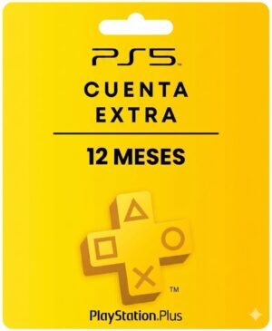 PSN PLUS EXTRA 12 MESES CUENTA PRINCIPAL PARA PS5