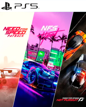 3 JUEGOS EN 1 NEED FOR SPEED PAYBACK , HEAT Y PURSUIT PS5