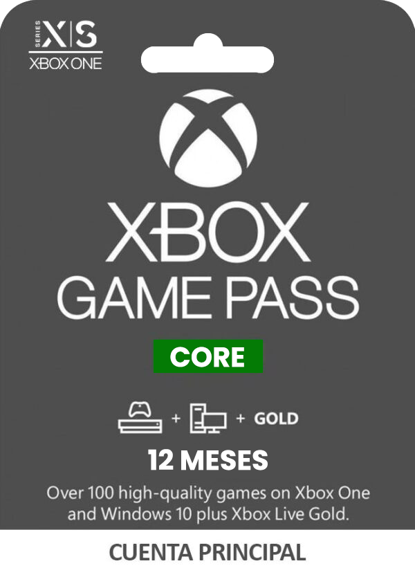 Game-Pass-Core-12-MESES XBOX GAME PASS CORE SUSCRIPCIÓN DE 12 MESES CUENTA PRINCIPAL