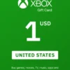 XBOX GIFT CARD 1$ USA 1 Gift Card Xbox one dolar gameforever