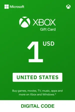 XBOX GIFT CARD 1$ USA