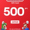 Nintendo eShop Card 500 JPY (Japon) 1 Nintendo eShop Card 500 JPY Japon