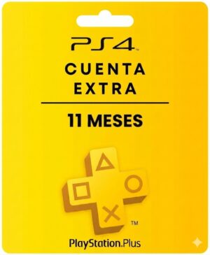 PSN PLUS EXTRA 11 MESES CUENTA PRINCIPAL PARA PS4