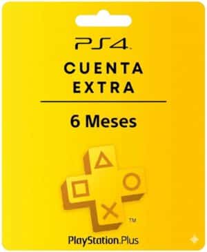 PSN PLUS EXTRA 6 MESES CUENTA PRINCIPAL PS4